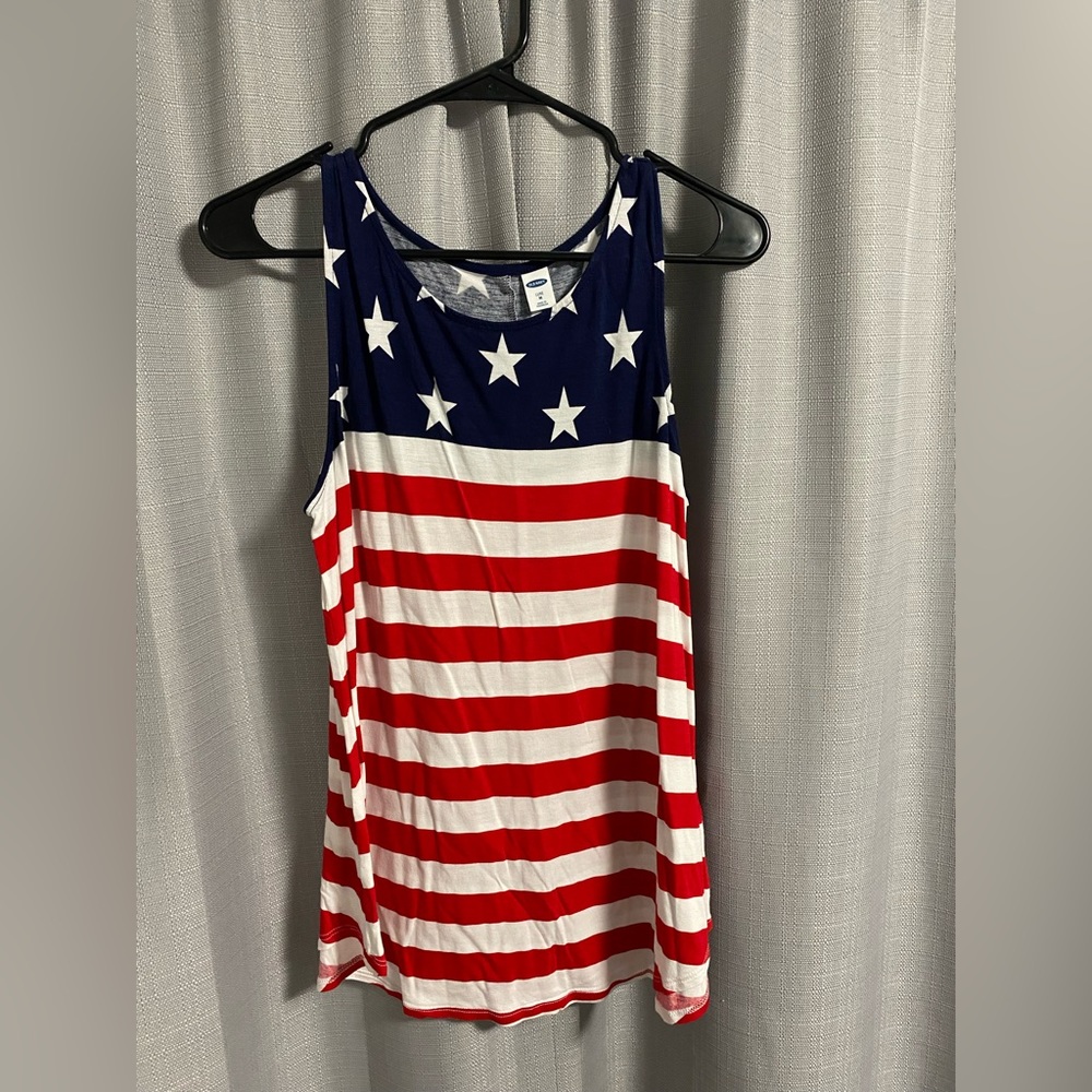 Old Navy American Flag Tank